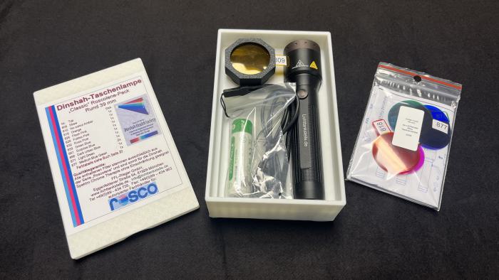 Komplettset Taschenlampe Classic incl. 12 Folien (d=39mm)